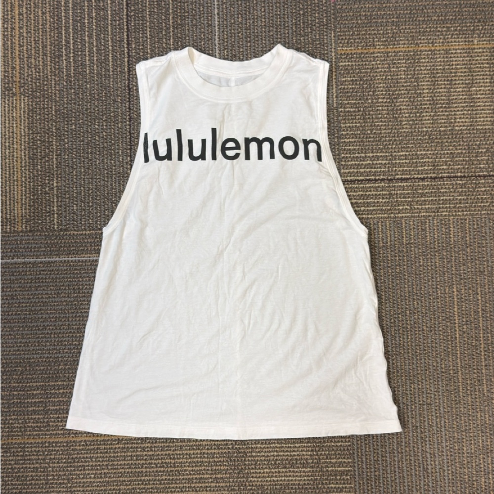 lululemon athletica White All Yours Tank